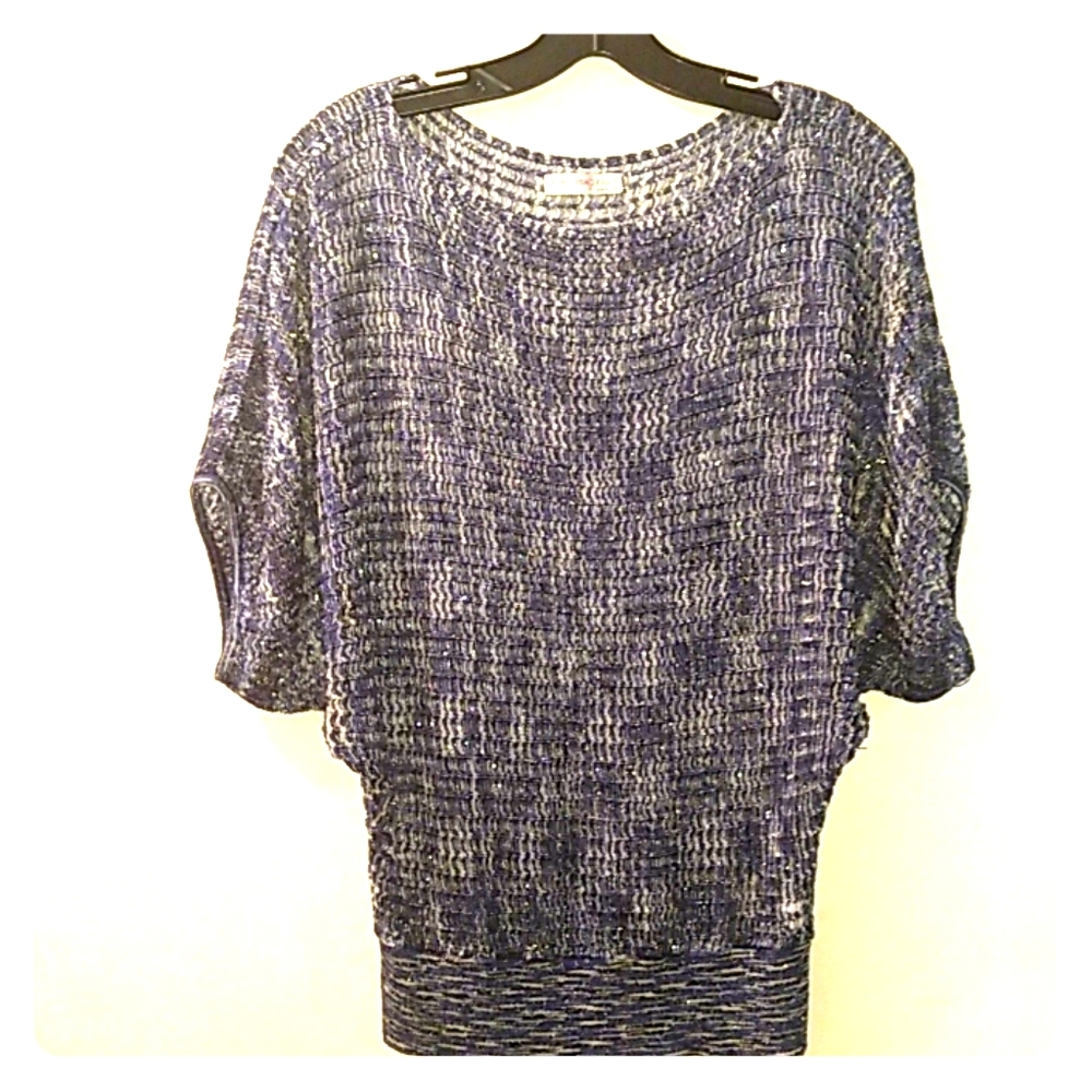 A'Gaci Blouse in beautiful blue & silver